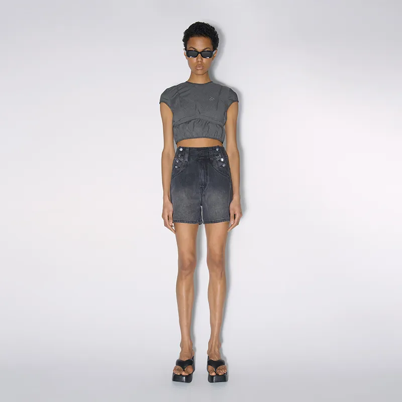 IMMI Denim Shorts Women's Black-2
