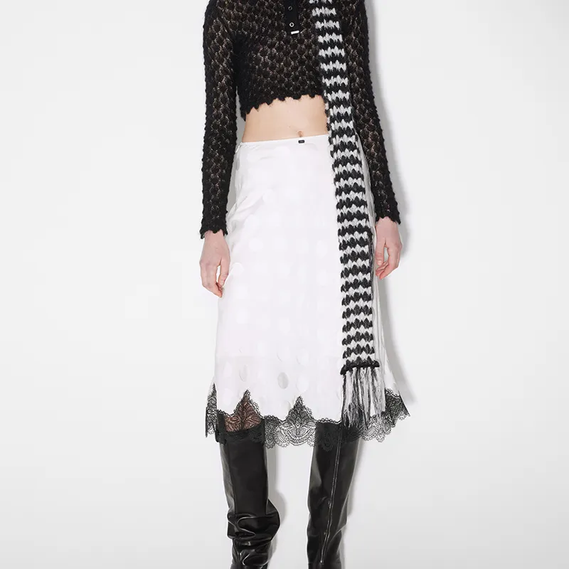 IMMI SS24 Casual Long Skirt Women's White-3