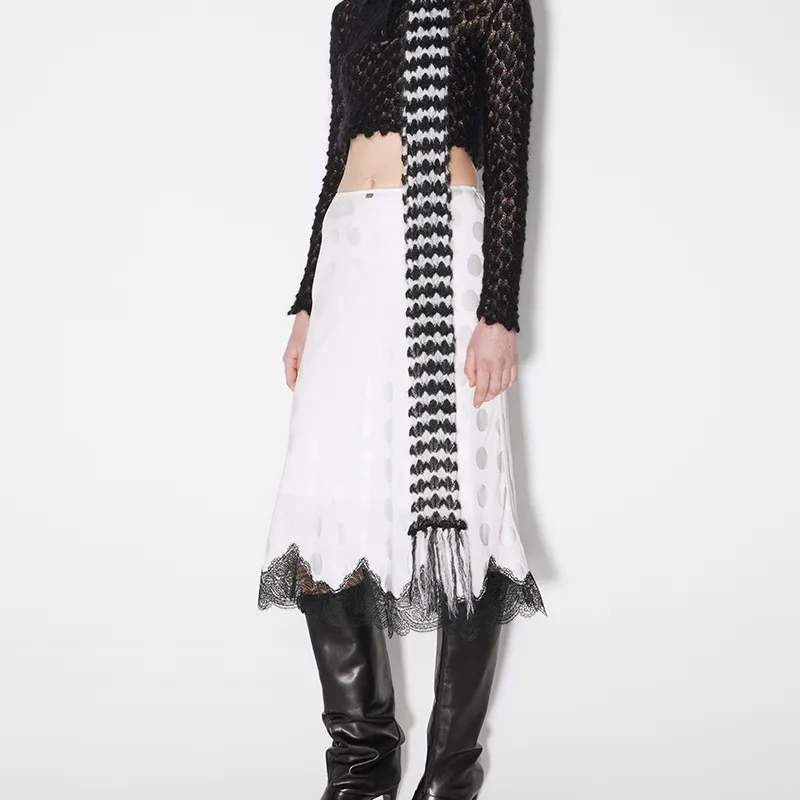 IMMI SS24 Casual Long Skirt Women's White-4