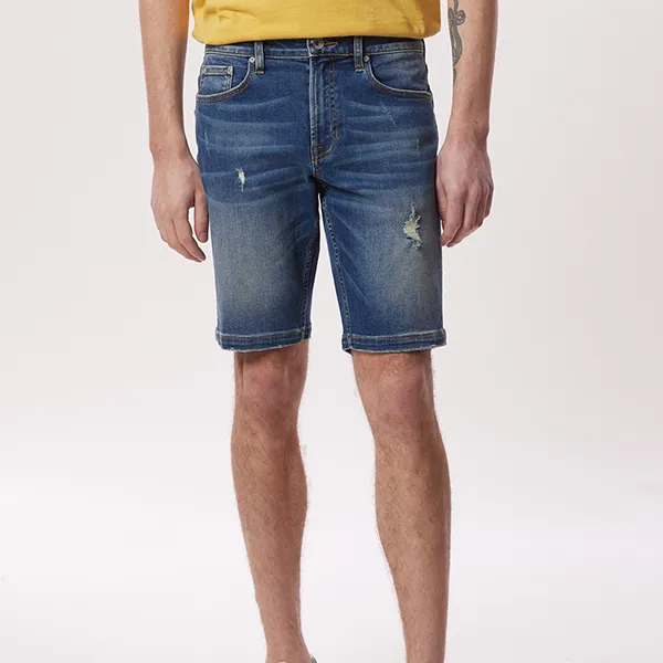 CHEVIGNON Denim Shorts Men's Blue-3