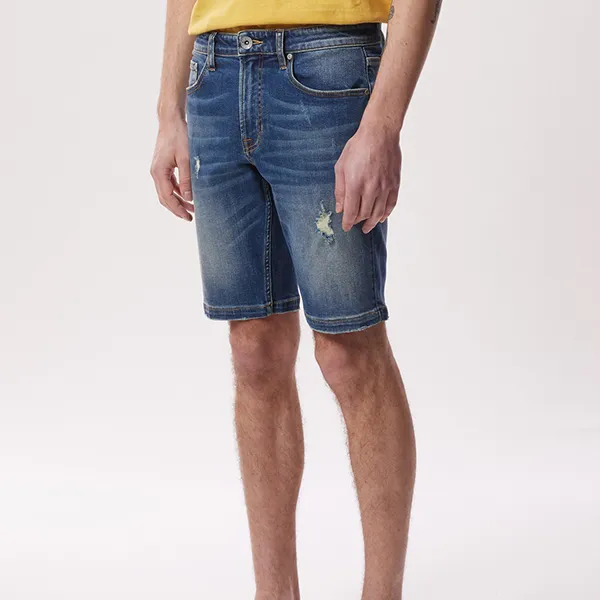 CHEVIGNON Denim Shorts Men's Blue-4