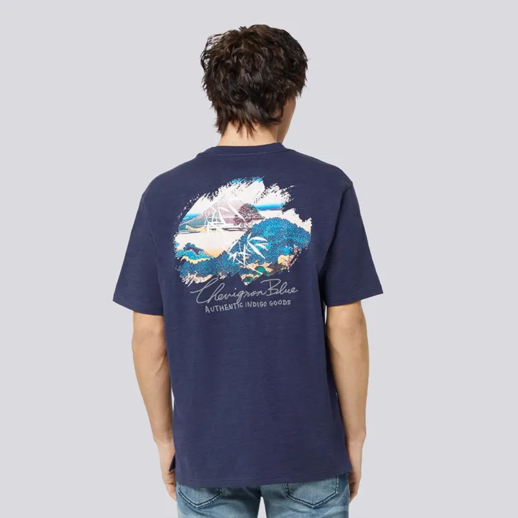 CHEVIGNON T Shirts Men Blue-2