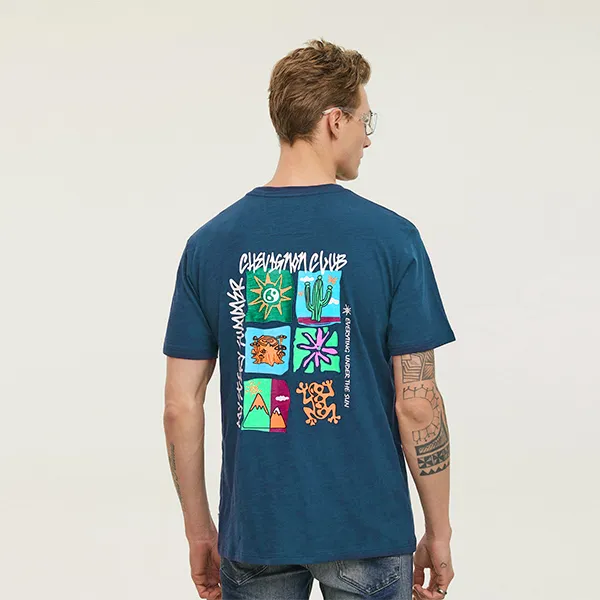 CHEVIGNON T Shirt Men's Navy Blue-3