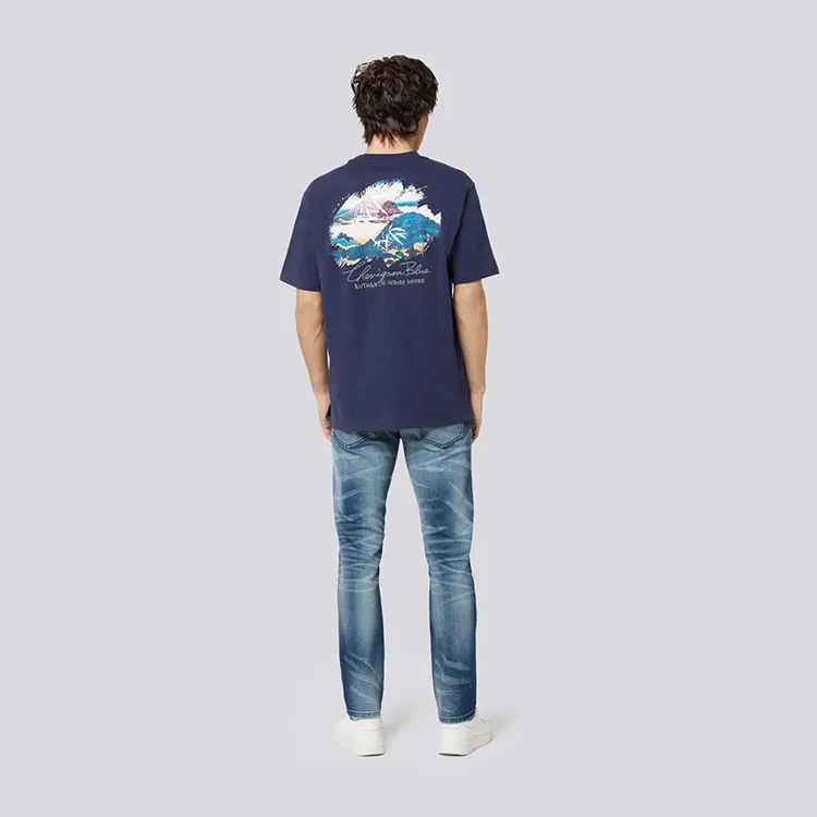 CHEVIGNON T Shirts Men Blue-3
