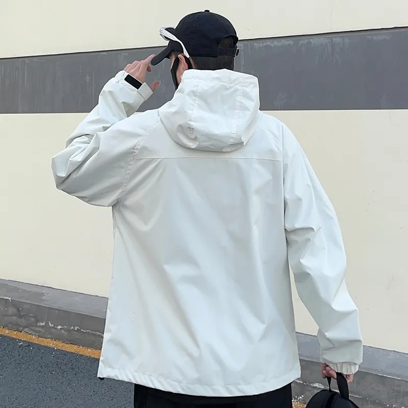 BEENTRILL Waterproof, Windproof, And Breathable Windbreaker Jacket Unisex Rosefinch Red-10