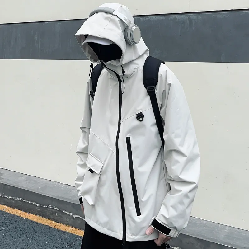 BEENTRILL Waterproof, Windproof, And Breathable Windbreaker Jacket Unisex Rosefinch Red-20