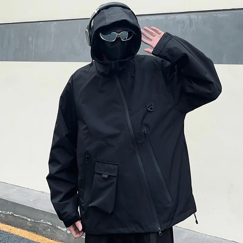 BEENTRILL Waterproof, Windproof, And Breathable Windbreaker Jacket Unisex Rosefinch Red-17