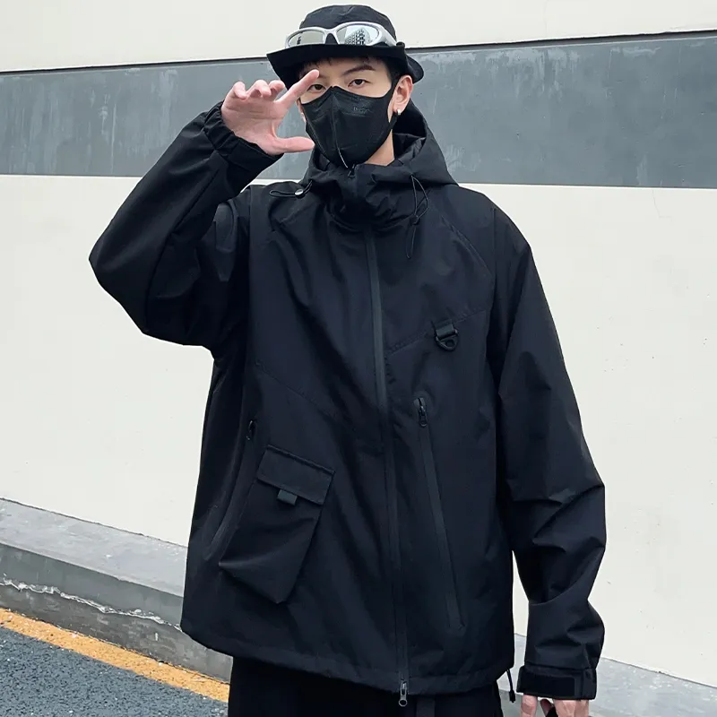 BEENTRILL Waterproof, Windproof, And Breathable Windbreaker Jacket Unisex Rosefinch Red-18