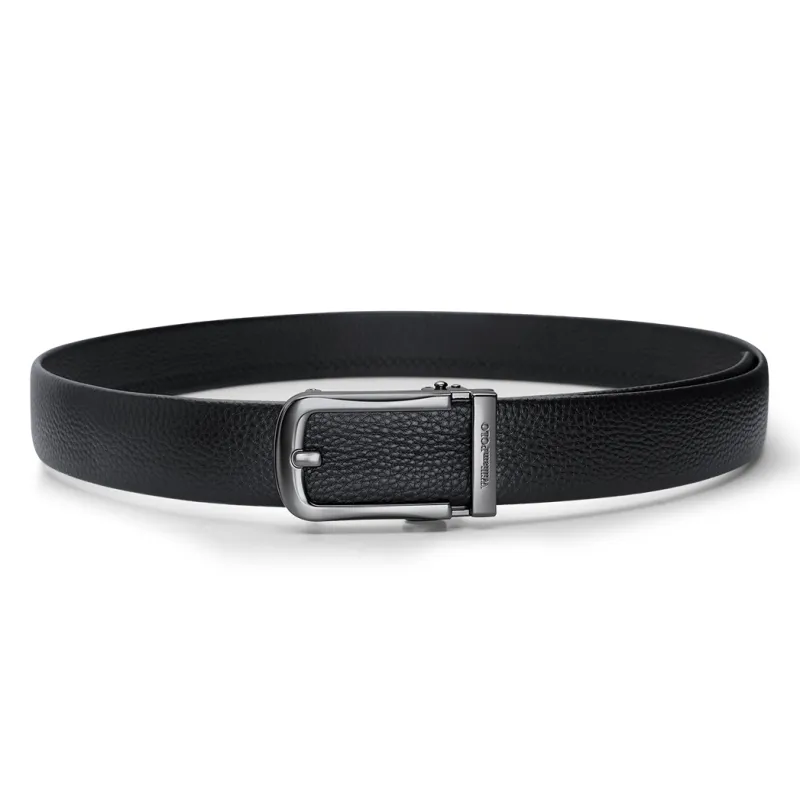 WilliamPOLO Cow Leather/PVC Leather Belts Men's 3.5cm Width-9