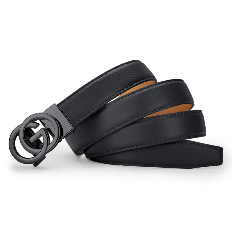 WilliamPOLO Cow Leather Belts Women's Multiple Colors 2.4cm-12