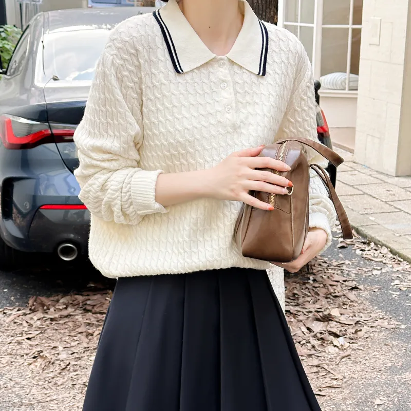 Fstudio Knitwear Women's White-2