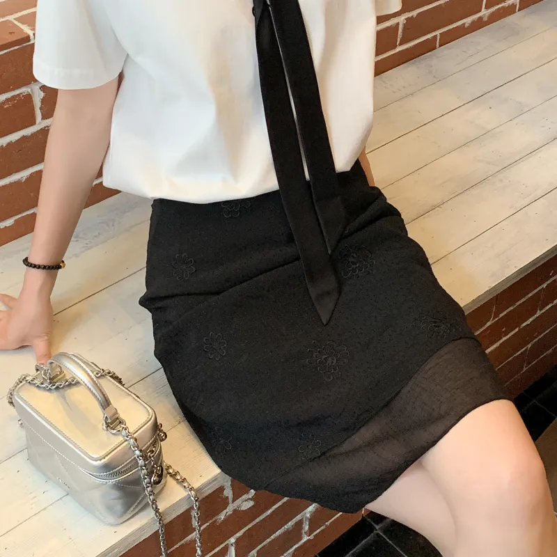 Fstudio Summer Light Tone Petite Fashion Half Length Casual Short Skirts Women's-5
