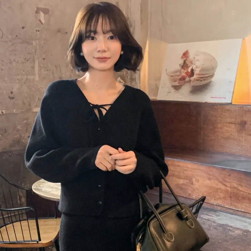 Fstudio Knitwear Women's Black-2