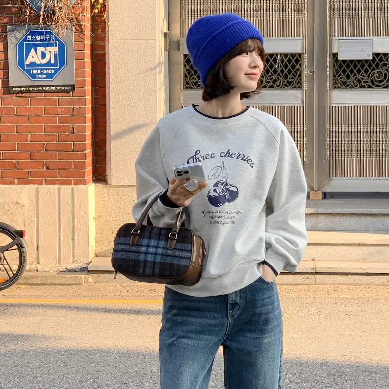 Fstudio Sweatshirt Women's Oat Gray-2