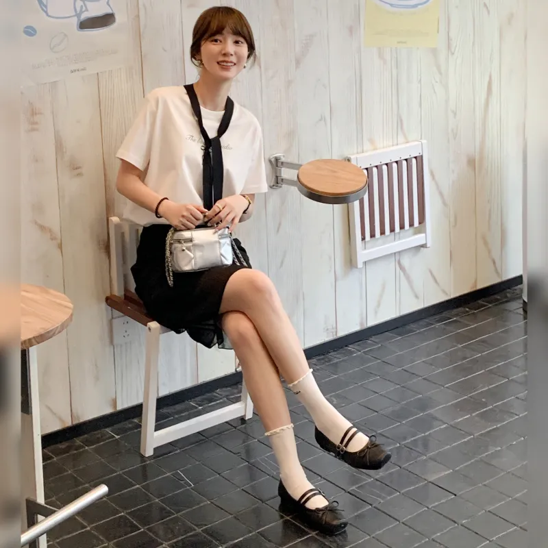 Fstudio Summer Light Tone Petite Fashion Half Length Casual Short Skirts Women's-6