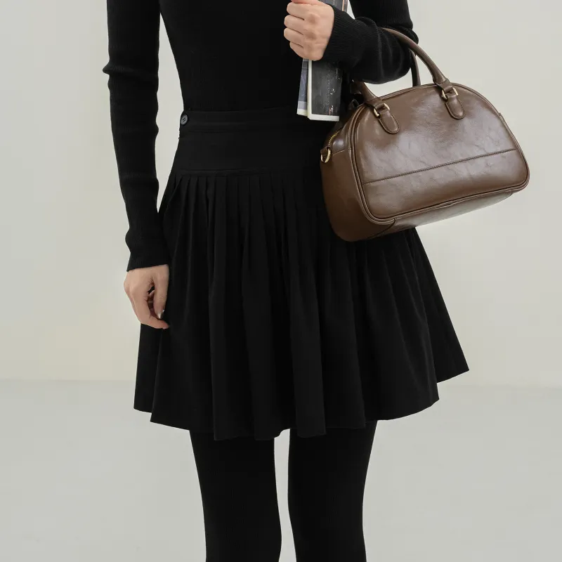 Fstudio Casual Short Skirts Women's Black-2
