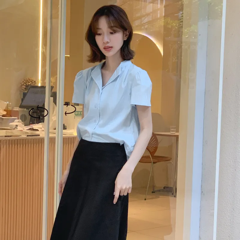 Fstudio Shirts Women's Blue-3
