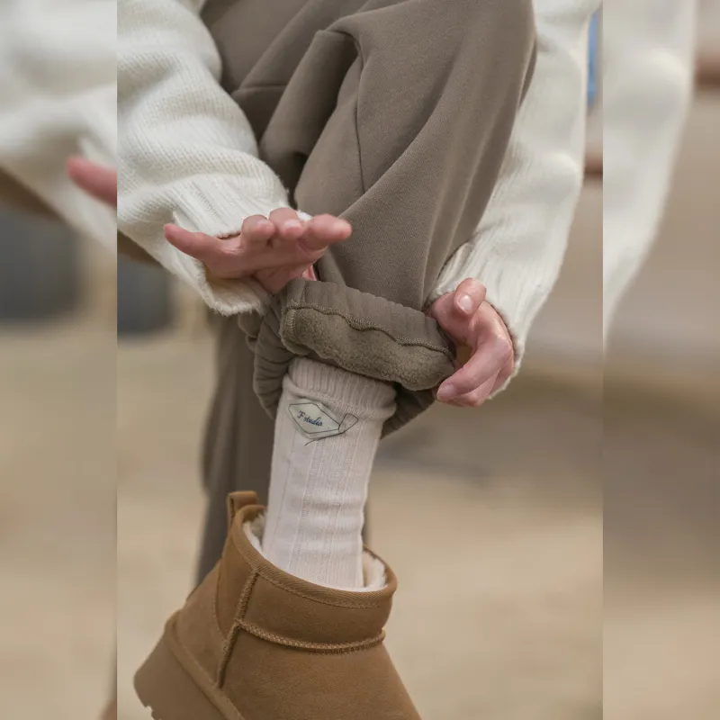 Fstudio Casual Sweatpants Women's Brown-3