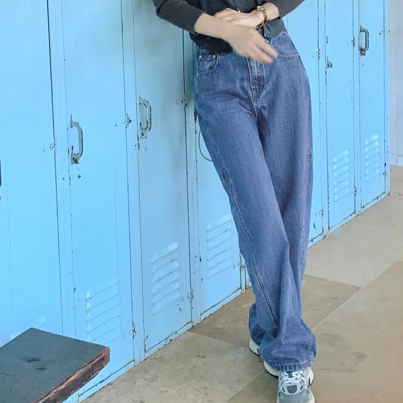 Fstudio Jeans Women's Dark Blue-2