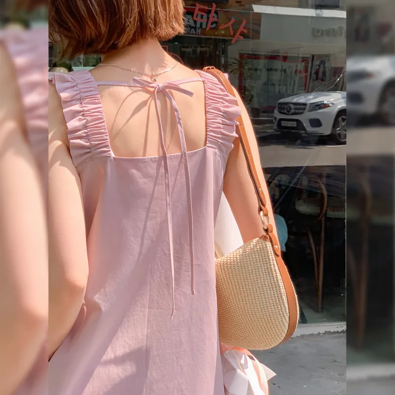 Fstudio Slip Dresses Women's Pink-2