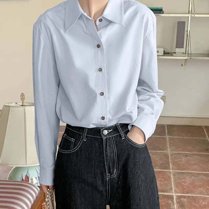 Fstudio Ralph Lauren Style Long Sleeved Shirt Women's-4