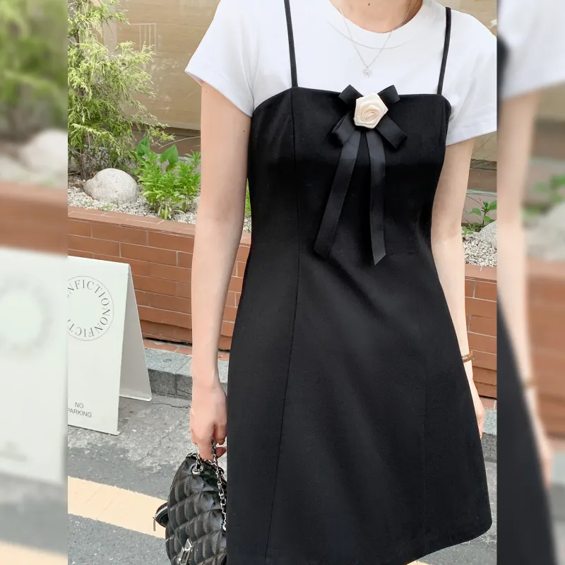 Fstudio Sleeveless Dress Women's Black-2