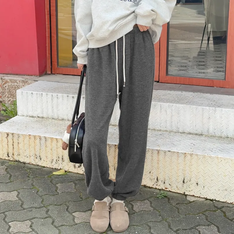 Fstudio Casual Pants Women's Gray Green-2