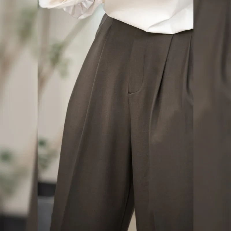 Fstudio Suit Trouser Women's Brown-6