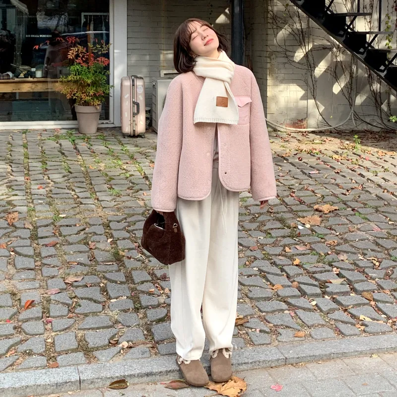 Fstudio Petite Vintage Versatile Comfortable Casual Pants Korean Style Women's-10