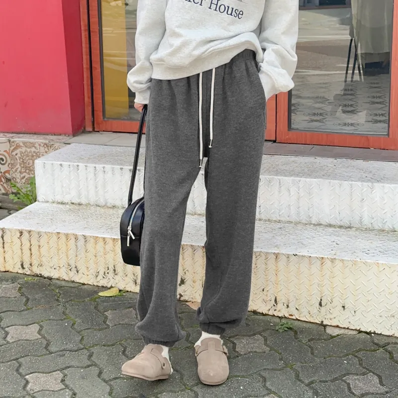 Fstudio Casual Pants Women's Gray Green-3