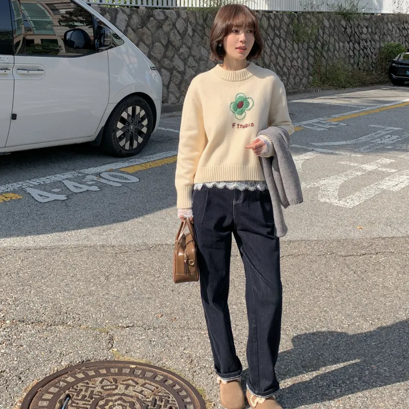 Fstudio Knitwear Women's White-4