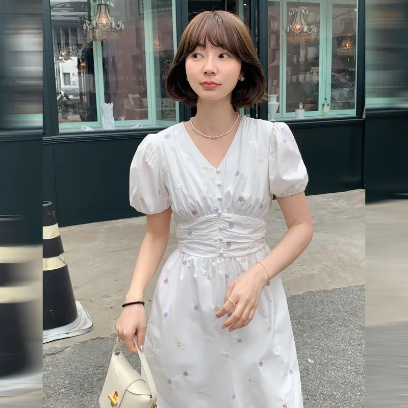 Fstudio Short Sleeved Dress Women's-4