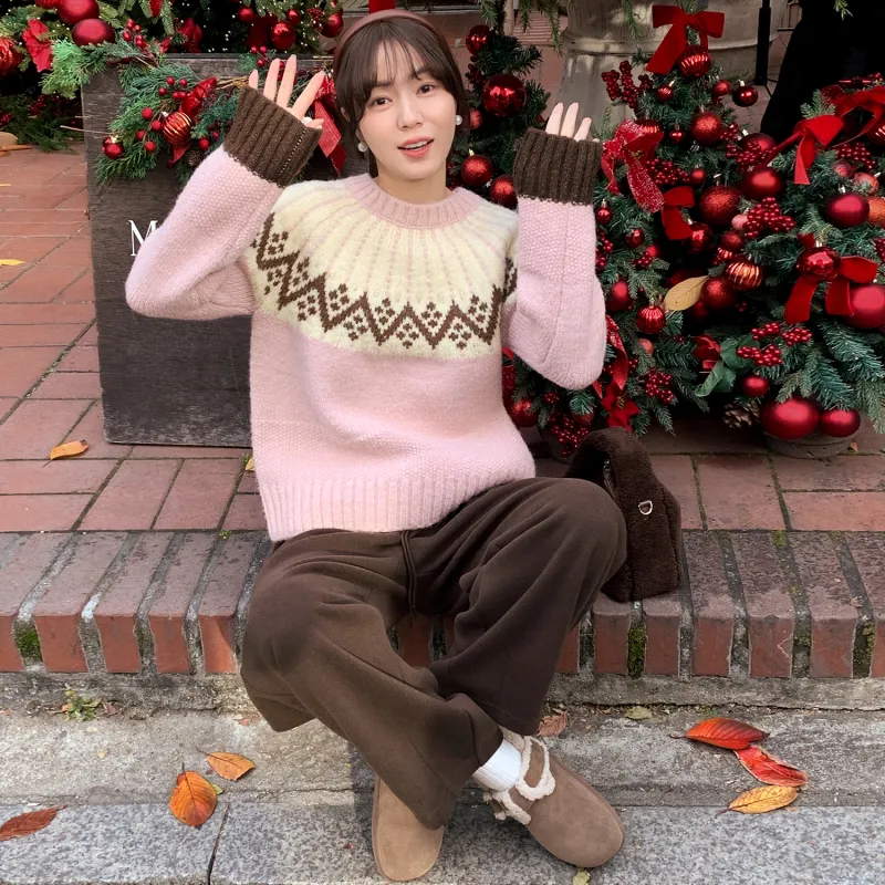 Fstudio Knitwear Women's Pink-3