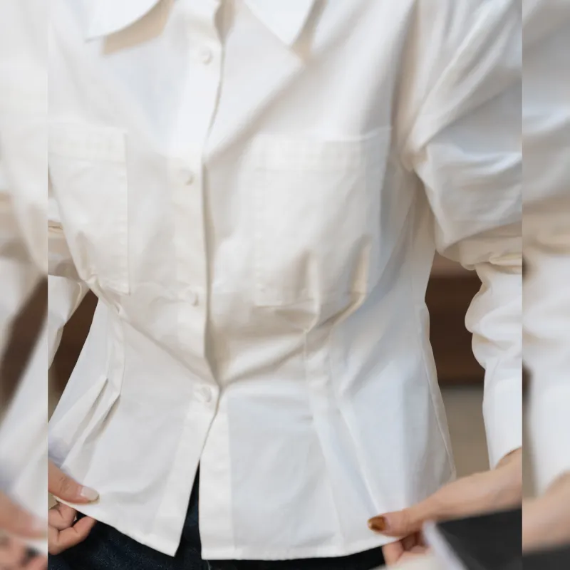 Fstudio Shirts Women's White-4