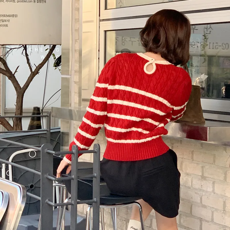 Fstudio Knitwear Women's Red-6