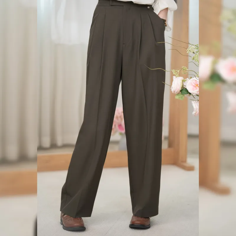 Fstudio Suit Trouser Women's Brown-3