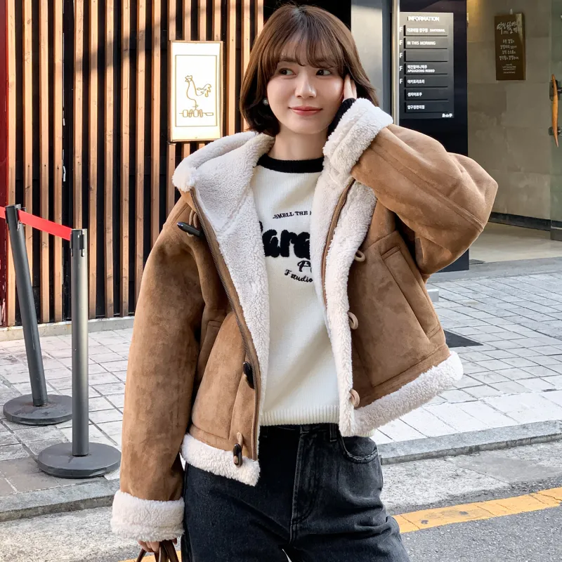 Fstudio Fall And Winter Korean Style Letter Multicolor Top With Advanced Feel Inner Layer Women's-10
