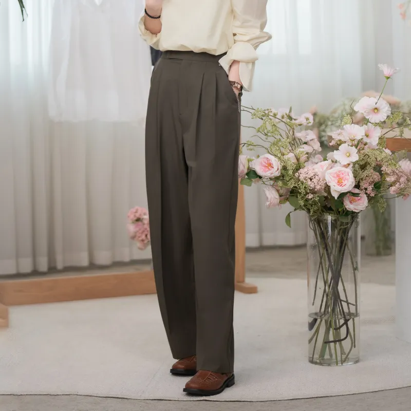 Fstudio Suit Trouser Women's Brown-2