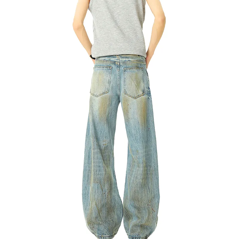 YK&YB Jeans Unisex Blue-5