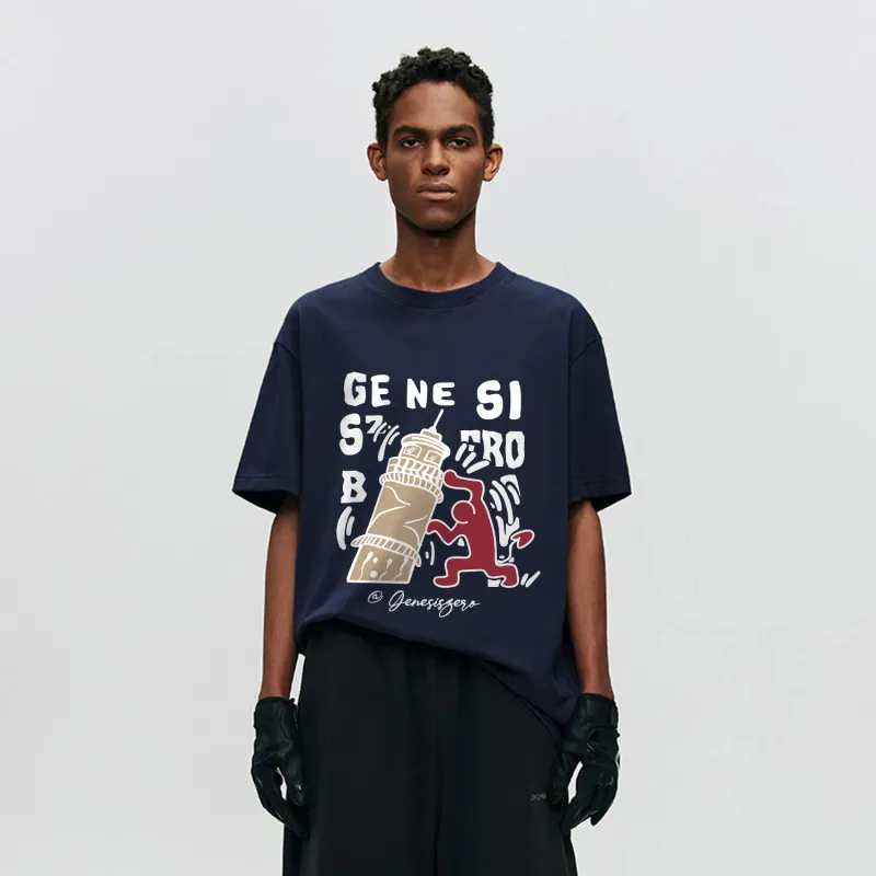Genesiszero Short Sleeved T Shirts Unisex-14