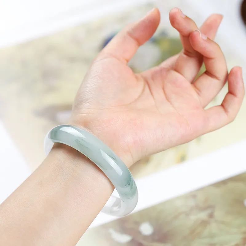 LIYUNMUXUE Tianshan Jade Bangles Women's-2