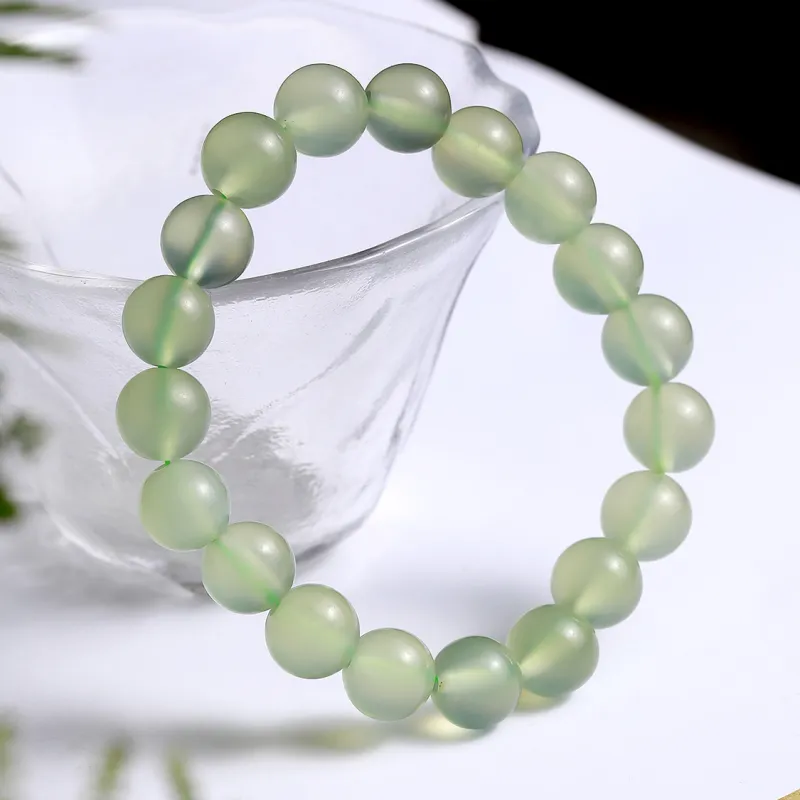 LIYUNMUXUE Serpentine Jade Bracelets Unisex-5
