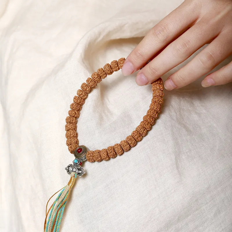 LIYUNMUXUE King Kong Bodhi Seeds Handheld Bead Chain Unisex-2