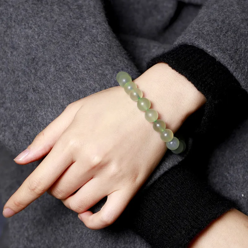 LIYUNMUXUE Serpentine Jade Bracelets Unisex-4