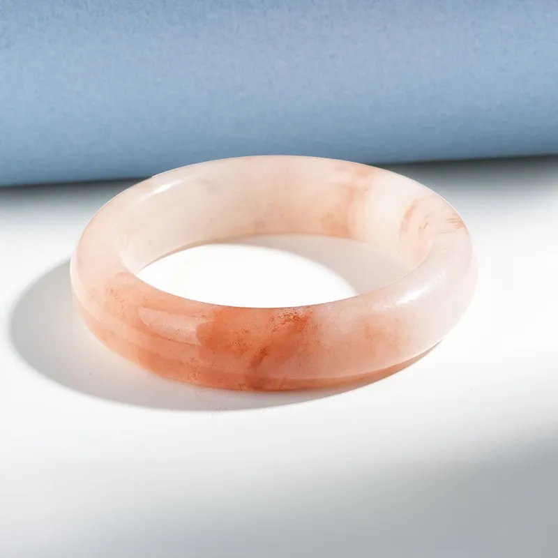 LIYUNMUXUE Golden Silk Jade Bangles Women's-3