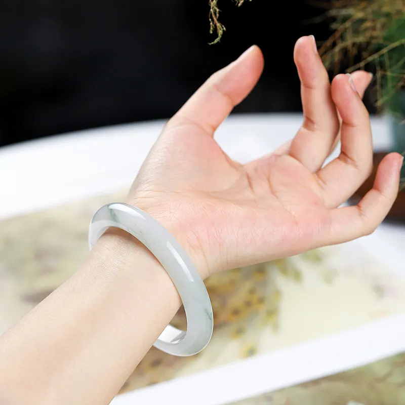 LIYUNMUXUE Tianshan Jade Bangles Women's-8