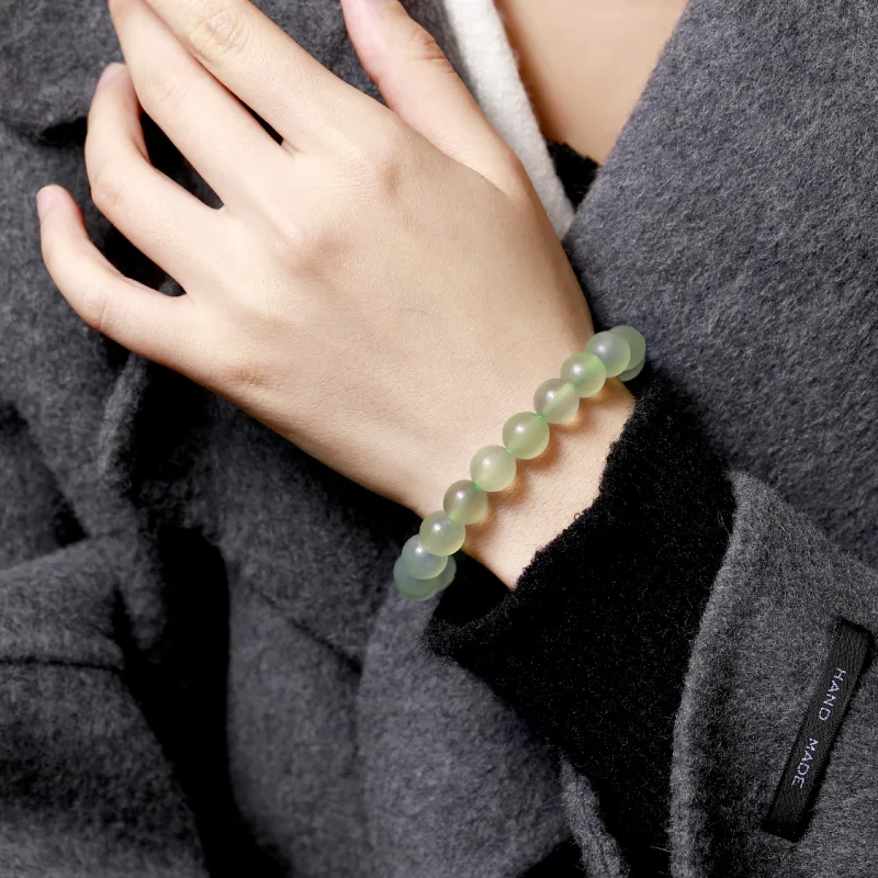 LIYUNMUXUE Serpentine Jade Bracelets Unisex-2