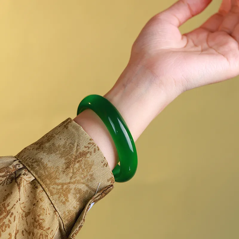 LIYUNMUXUE Colored Glaze Bangles Women's-3