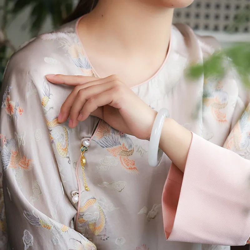 LIYUNMUXUE Tianshan Jade Bangles Women's-9