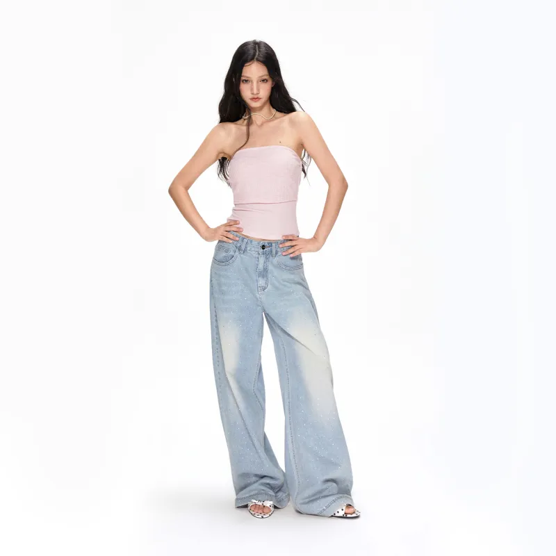 APEA Strapless Tops Women's Pink-4